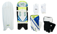 Load image into Gallery viewer, ND 2019 Cricket Wicket Keeping Keeper Gloves Pads Inners- Mens Youths Boys