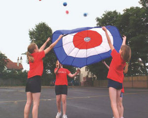 Kids Fun Games Nylon Target Parachute 1.75 Metre Indoor Outdoor Activities