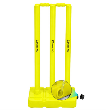 Plastic Cricket Stumps Set with Weighted Base