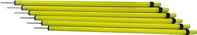 Telescopic Boundary Poles, Adjustable Height, Ground Spikes, and Carry Bag