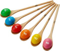 Egg & Spoon Race Game Set for Kids – Fun Outdoor Party Toy for Easter, School Sports Day, Garden Play & Family Games – 6 Colourful Eggs & Spoons – Balance & Coordination Activity (Pack 6)