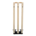 ND Sports Cricket Wickets with Bails & Metal Base – Durable & Weather-Resistant Cricket Stumps Set for Training & Matches