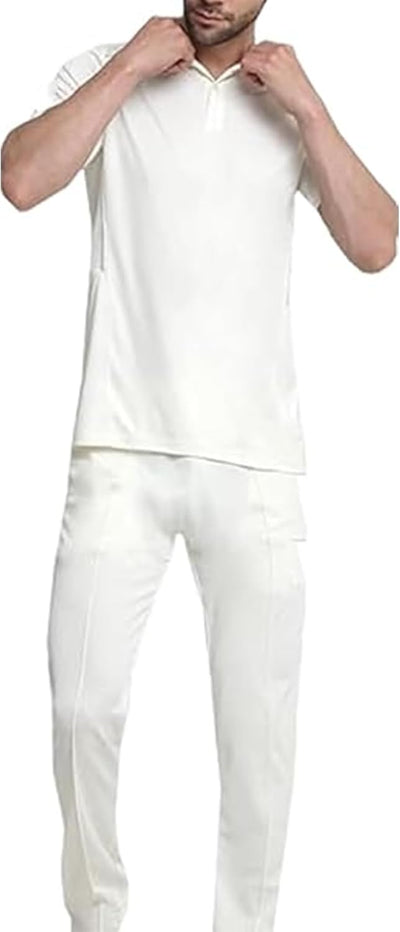 ND Sports Men's Cricket Set – Breathable Shirt & Trousers for Match & Practice | Lightweight, Sweat-Wicking, Stretchable