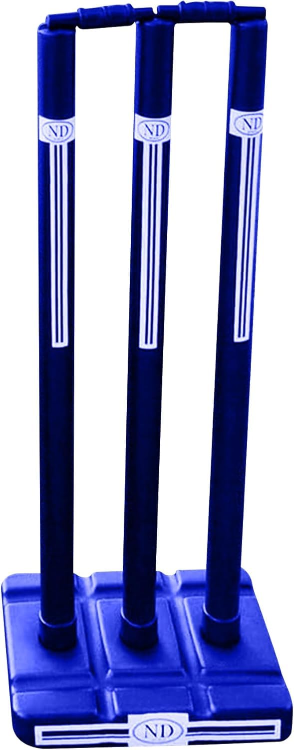 ND Sports Wicket Stumps – Durable Cricket Stumps for All Surfaces | Lightweight & Portable | Perfect for Indoor & Outdoor Matches