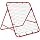 ND Sports Rebounder Net – Heavy Duty Training Aid for Soccer, Football, Baseball, Lacrosse & Multi-Sport | Adjustable Angles, Durable Steel Frame & Elastic Net for Solo Practice