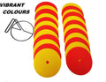 ND Flat Disc Non Slip Set Of 24 Rubber Markers Football Agility Training