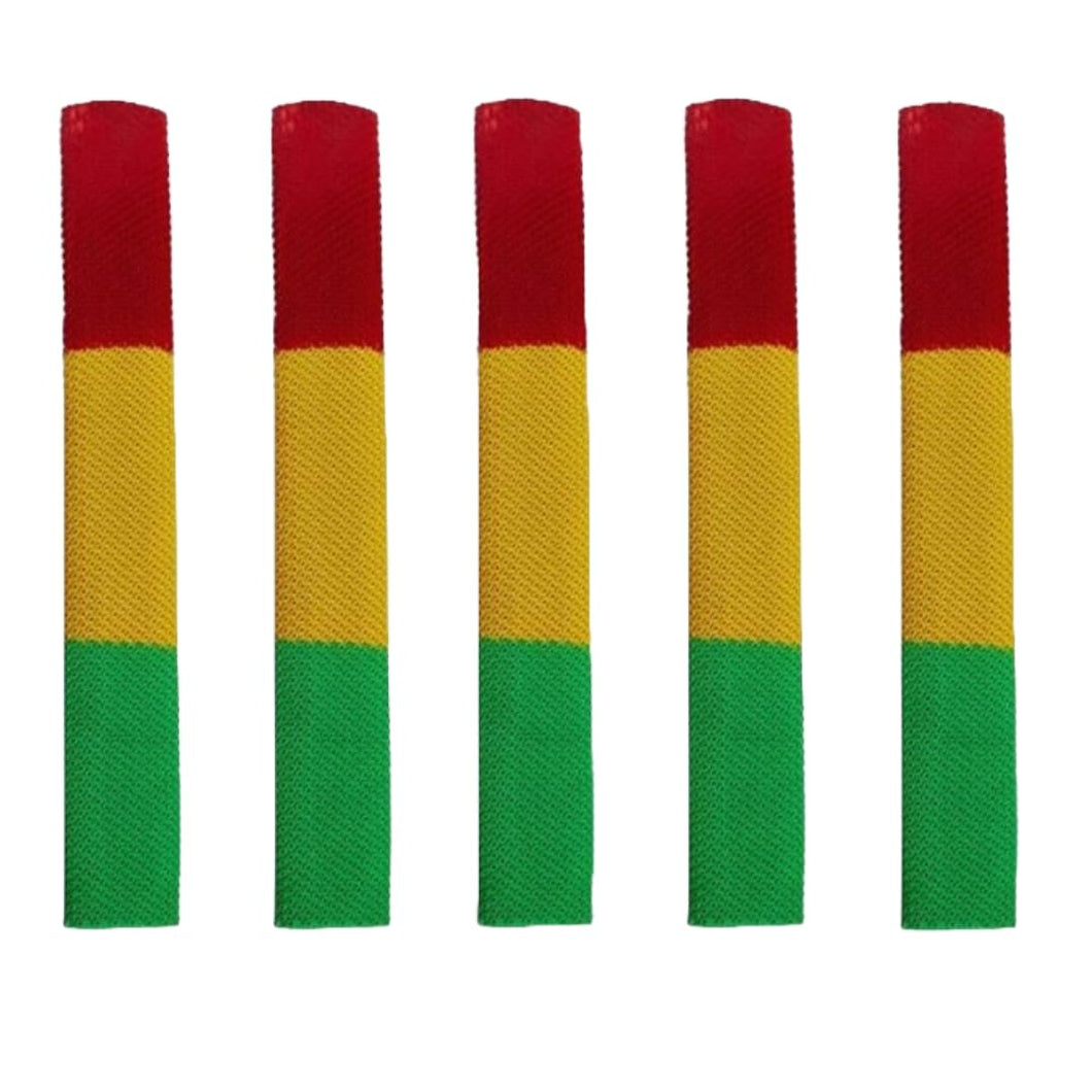 ND Sports Cricket Bat Grips – Premium Rubber Cricket Bat Grip Tape for Maximum Hold & Shock Absorption | 4 Styles | Multi-Color | Pack of 1| Durable Bat Grips Cricket