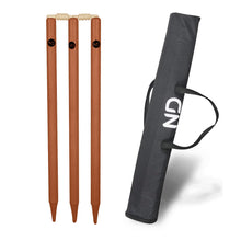 Load image into Gallery viewer, ND Sports Wicket Stumps with Bail – Durable Cricket Stumps Set for All Surfaces | Lightweight &amp; Portable | Perfect for Indoor &amp; Outdoor Matches