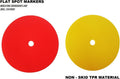 ND Flat Disc Non Slip Set Of 24 Rubber Markers Football Agility Training