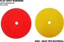 Load image into Gallery viewer, ND Flat Disc Non Slip Set Of 24 Rubber Markers Football Agility Training