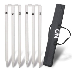 ND Sports Wicket Stumps with Bail – Durable Cricket Stumps Set for All Surfaces | Lightweight & Portable | Perfect for Indoor & Outdoor Matches