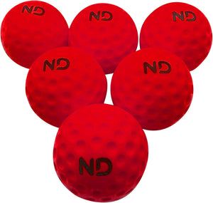 ND Sports Cricket Bowling Machine Balls - 6 Pack | High-Performance Training Balls for All Bowling Machines | Durable PVC, Accurate Flight, Ideal for Batting Practice & Skill Improvement