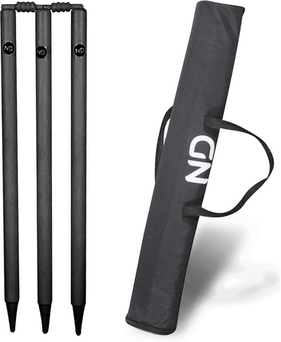 ND Sports Wicket Stumps with Bail – Durable Cricket Stumps Set for All Surfaces | Lightweight & Portable | Perfect for Indoor & Outdoor Matches