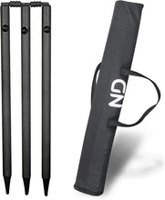 Load image into Gallery viewer, ND Sports Wicket Stumps with Bail – Durable Cricket Stumps Set for All Surfaces | Lightweight &amp; Portable | Perfect for Indoor &amp; Outdoor Matches