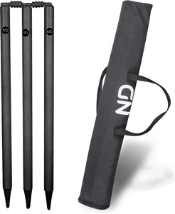 ND Sports Wicket Stumps with Bail – Durable Cricket Stumps Set for All Surfaces | Lightweight & Portable | Perfect for Indoor & Outdoor Matches