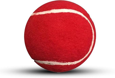ND Sports Heavy Duty Cricket Tennis Balls (120gm) - Premium Rubber Balls for Cricket Training, Swingball Sets & Outdoor Play