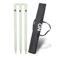 Load image into Gallery viewer, ND Sports Wicket Stumps with Bail – Durable Cricket Stumps Set for All Surfaces | Lightweight &amp; Portable | Perfect for Indoor &amp; Outdoor Matches