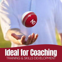 Load image into Gallery viewer, ND Sports Incrediball Cricket Ball – Pack of 1, 3, or 6 – Durable Red Rubber Practice &amp; Training Ball for Adults – Ideal for Net Practice, Coaching Sessions &amp; Casual Matches