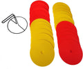 ND Flat Disc Non Slip Set Of 24 Rubber Markers Football Agility Training