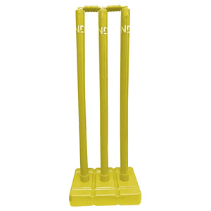 ND Sports Wicket Stumps with Bail – Durable, Lightweight & Portable Cricket Set for All Surfaces | Indoor & Outdoor Use | Includes Mesh Carry Bag