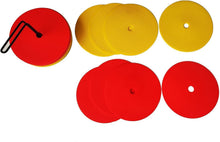 Load image into Gallery viewer, ND Flat Disc Non Slip Set Of 24 Rubber Markers Football Agility Training