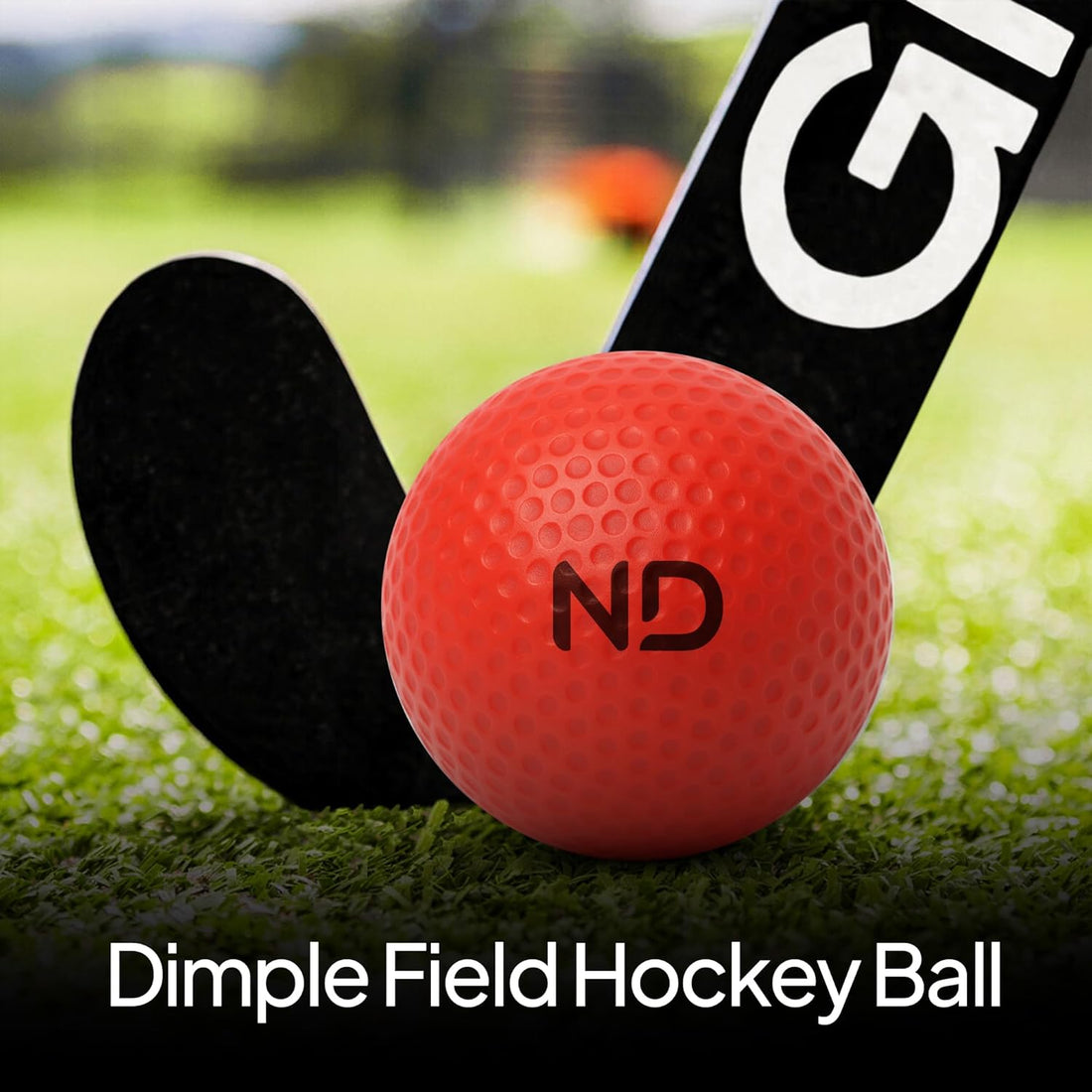 ND Sports Fusion Dimple Hockey Balls – Durable PVC Training & Match Ball | Lightweight, Long-Lasting, Multi-Surface Performance for Turf & Grass