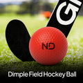 ND Sports Fusion Dimple Hockey Balls – Durable PVC Training & Match Ball | Lightweight, Long-Lasting, Multi-Surface Performance for Turf & Grass