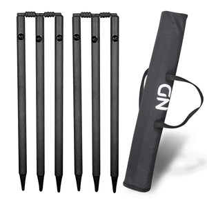 ND Sports Wicket Stumps with Bail – Durable Cricket Stumps Set for All Surfaces | Lightweight & Portable | Perfect for Indoor & Outdoor Matches