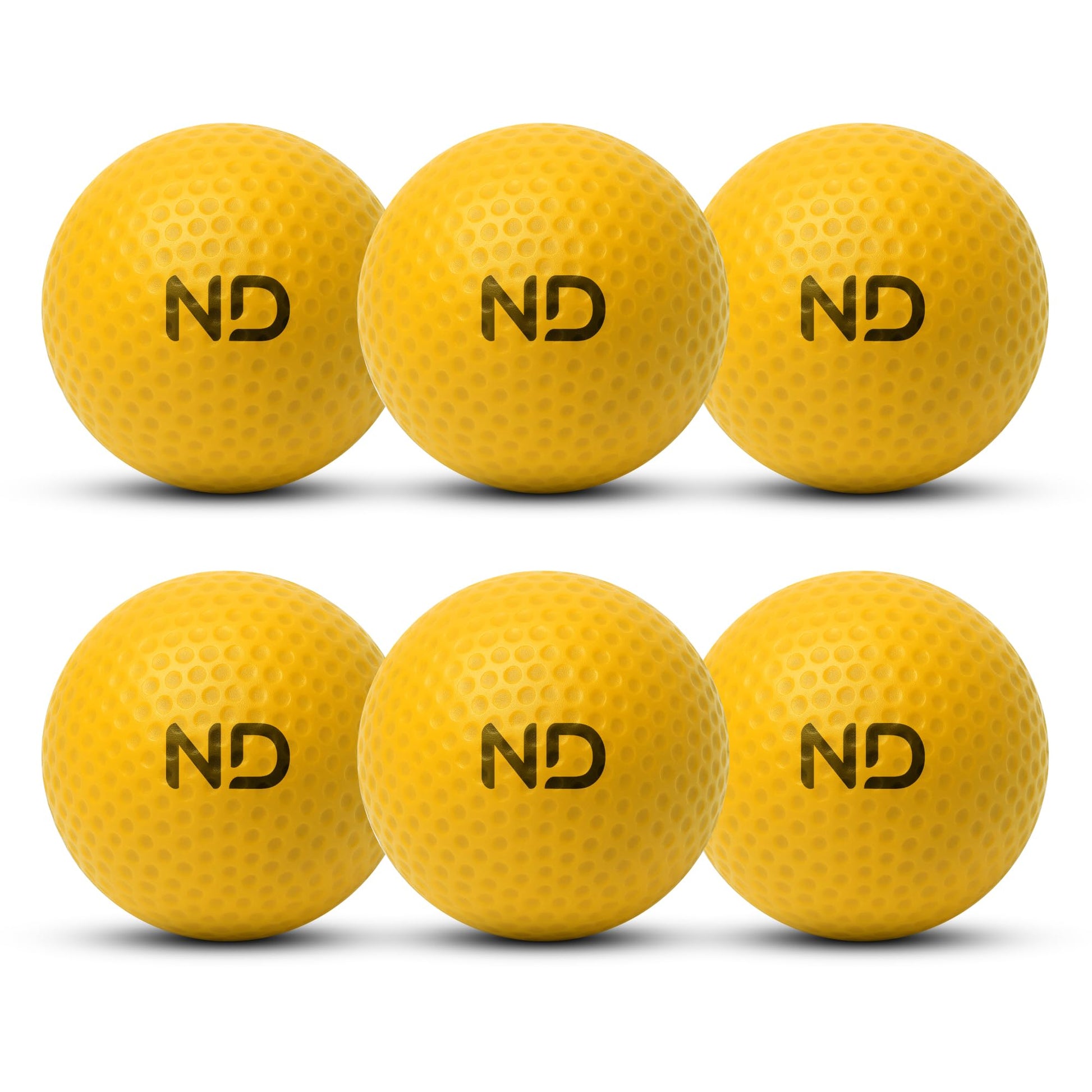 ND Sports Fusion Dimple Hockey Balls – Durable PVC Training & Match Ball | Lightweight, Long-Lasting, Multi-Surface Performance for Turf & Grass