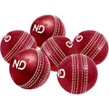 ND Sports Incrediball Cricket Ball – Pack of 1, 3, or 6 – Durable Red Rubber Practice & Training Ball for Adults – Ideal for Net Practice, Coaching Sessions & Casual Matches