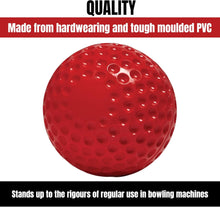 Load image into Gallery viewer, ND Sports Cricket Bowling Machine Balls - 6 Pack | High-Performance Training Balls for All Bowling Machines | Durable PVC, Accurate Flight, Ideal for Batting Practice &amp; Skill Improvement