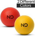ND Sports Fusion Dimple Hockey Balls – Durable PVC Training & Match Ball | Lightweight, Long-Lasting, Multi-Surface Performance for Turf & Grass