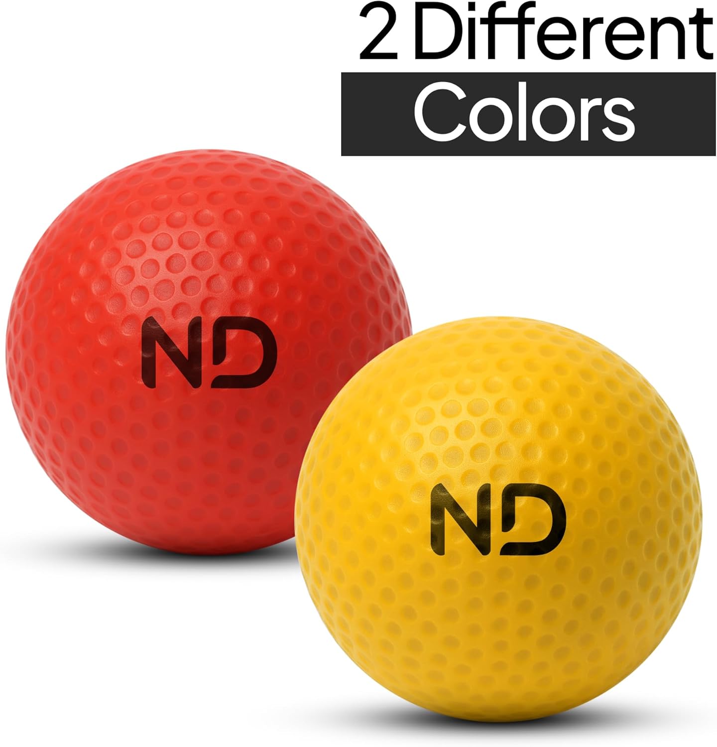 ND Sports Fusion Dimple Hockey Balls – Durable PVC Training & Match Ball | Lightweight, Long-Lasting, Multi-Surface Performance for Turf & Grass
