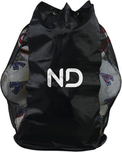 Load image into Gallery viewer, ND Extra Large Drawstring Mesh Sack – Waterproof Nylon Storage for Footballs, Basketballs, Volleyballs – Heavy-Duty Training Equipment Carrier