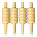 ND Sports Wooden Cricket Bails Set – 4-Piece Set of Premium English Ash Bails for Training & Match Play – Ideal for Cricket Balls and Cricket Practice