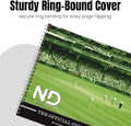 ND Sports Soft Cricket Scorebook – Wirebound Match Scorer Book with White Pages – 48 or 60 Innings – Easy-to-Use Layout with Summary & Declaration Sheets – Ideal for Clubs, Coaches & Schools