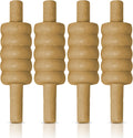 ND Sports Wooden Cricket Bails Set – 4-Piece Set of Premium English Ash Bails for Training & Match Play – Ideal for Cricket Balls and Cricket Practice