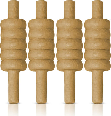 ND Sports Wooden Cricket Bails Set – 4-Piece Set of Premium English Ash Bails for Training & Match Play – Ideal for Cricket Balls and Cricket Practice
