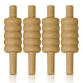 ND Sports Wooden Cricket Bails Set – 4-Piece Set of Premium English Ash Bails for Training & Match Play – Ideal for Cricket Balls and Cricket Practice