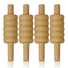 Load image into Gallery viewer, ND Sports Wooden Cricket Bails Set – 4-Piece Set of Premium English Ash Bails for Training &amp; Match Play – Ideal for Cricket Balls and Cricket Practice