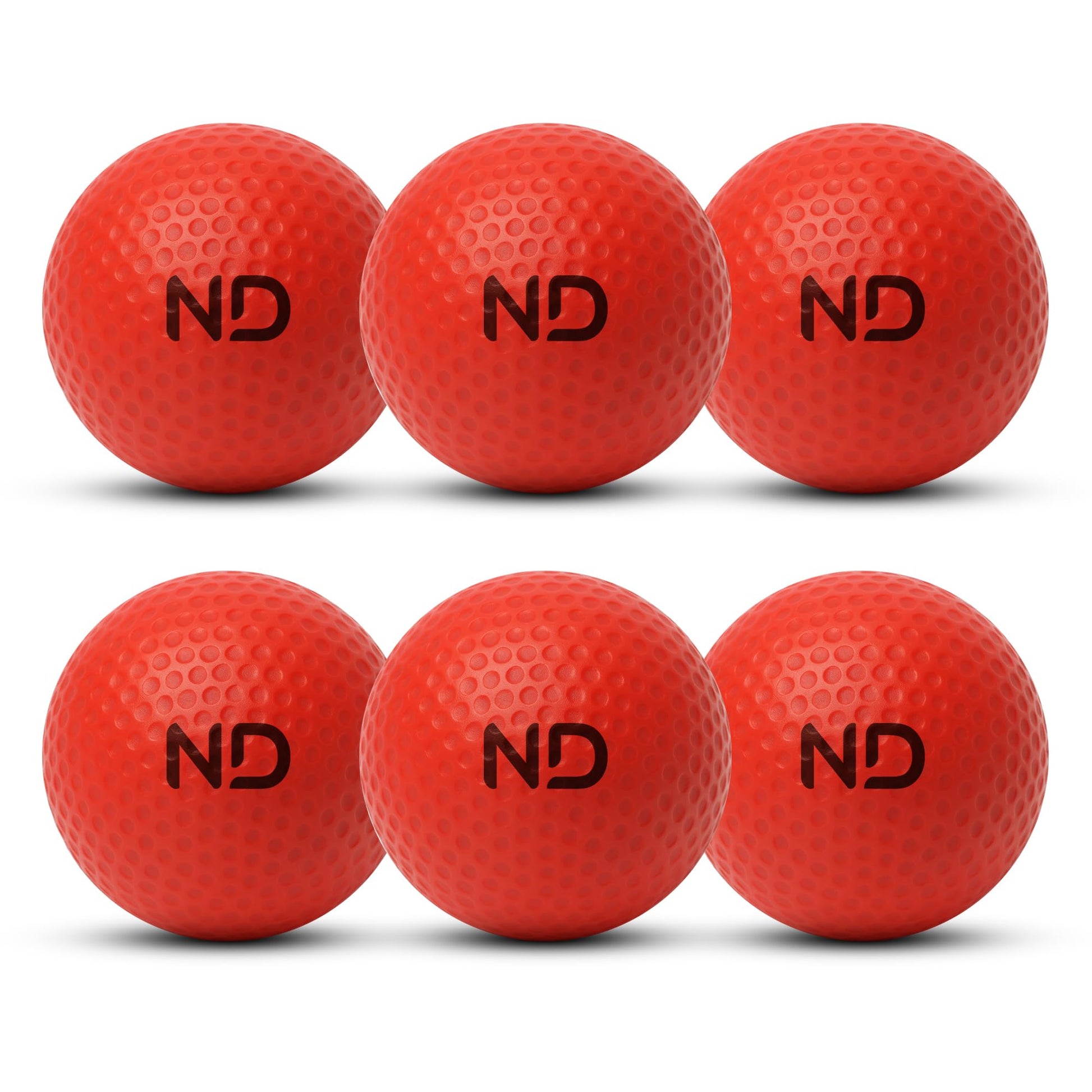 ND Sports Fusion Dimple Hockey Balls – Durable PVC Training & Match Ball | Lightweight, Long-Lasting, Multi-Surface Performance for Turf & Grass
