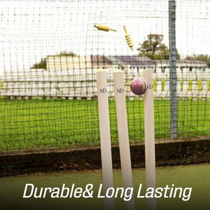 ND Sports Cricket Wickets with Bails & Metal Base – Durable & Weather-Resistant Cricket Stumps Set for Training & Matches
