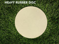 Full-Sized Pro Non Slip Flat Rubber Round Sports Marker Discs - Pack of 10 & 20 Flat Football Discs with Travel Bag - Flat Cones for Football Training