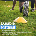 Training Space Marker Cones 25-50 for Speed & Agility Ideal for Sports and Fitness Training Sessions 3+ Colours