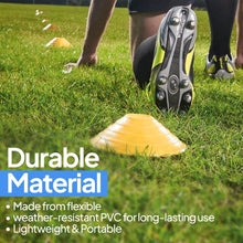 Load image into Gallery viewer, Training Space Marker Cones 25-50 for Speed &amp; Agility Ideal for Sports and Fitness Training Sessions 3+ Colours