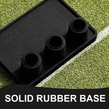 Load image into Gallery viewer, ND Sports Flexi Cricket Stumps - Rubber Base Cricket Wickets | Cricket Set | Junior &amp; Senior Stumps | Springback Plastic Cricket Stumps Cricket Equipment Red Yellow