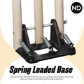 ND Sports Cricket Wickets with Bails & Metal Base – Durable & Weather-Resistant Cricket Stumps Set for Training & Matches