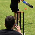 Complete Plastic Cricket Set – Senior & Junior for Ages 9+ – High Performance & Durable Cricket Set for Training, Matches, Garden, Beach & Park Play