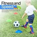 Training Space Marker Cones 25-50 for Speed & Agility Ideal for Sports and Fitness Training Sessions 3+ Colours
