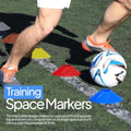 Training Space Marker Cones 25-50 for Speed & Agility Ideal for Sports and Fitness Training Sessions 3+ Colours
